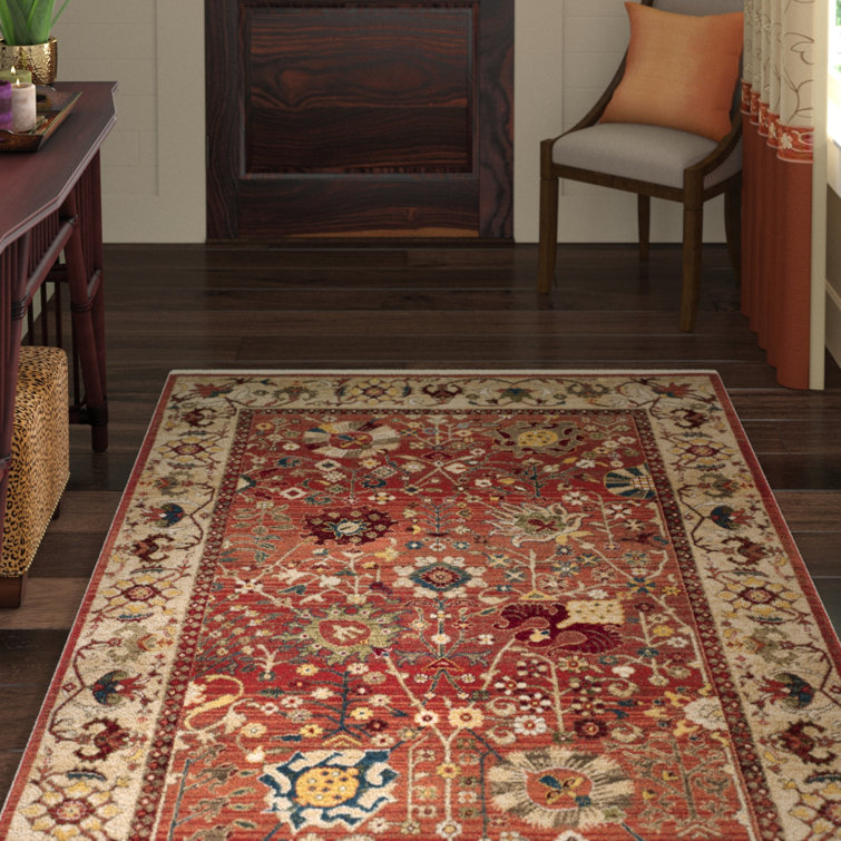 World Menagerie Kurtz Oriental Red Area Rug & Reviews Wayfair
